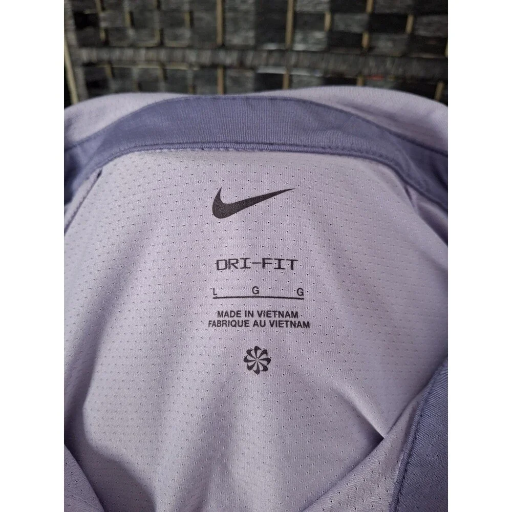 Nike Court Advantage Dri-Fit Polo Shirt Mens Large Tennis Purple FZ6907-515